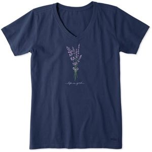 Life is Good Lavender Crusher Tee